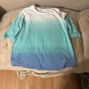 Plus size 22/24 1X woman within shirt